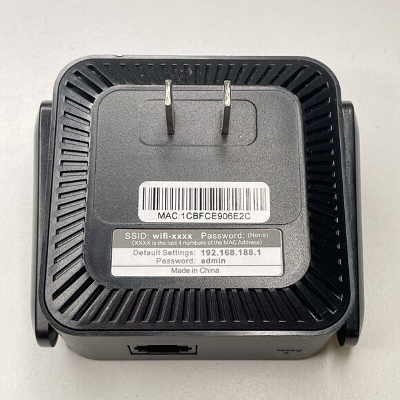 Generic WiFi Extender 300Mbps Wireless Signal Repeater Expend Black with Manual - Picture 4 of 7